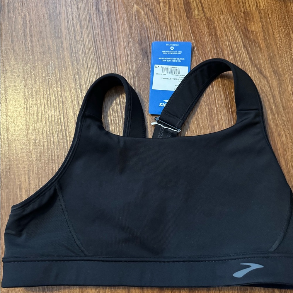 Brooks Black Sports Bra